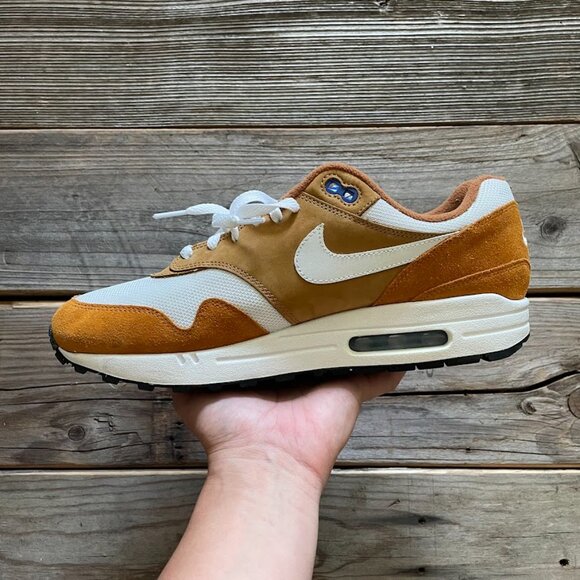 New Women Size 12 / Size 10.5 Men 2018 Nike Air Max 1 Premium Curry Running Shoe main image 4